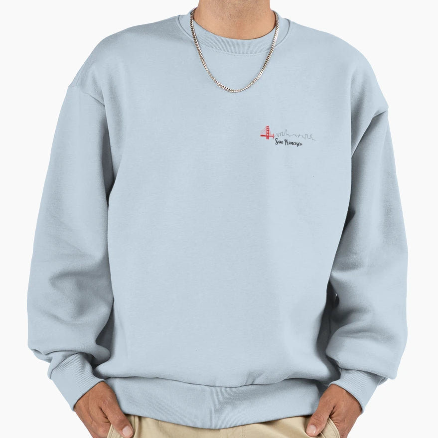 San Francisco Sweatshirt - Casual Everyday Wear Men Women - T-Shirt, Sweatshirt, Hoodie