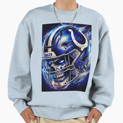Colts Mural Type Art Sweatshirt - Aesthetic Graphic Men Women - T-Shirt, Sweatshirt, Hoodie