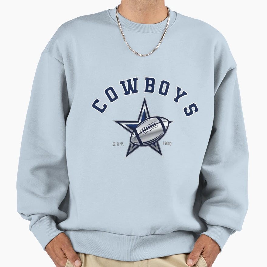 Art Dallas Cowboys Sweatshirt - Custom Art Print for Adults - T-Shirt, Sweatshirt, Hoodie