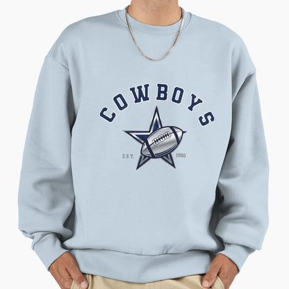 Art Dallas Cowboys Sweatshirt - Custom Art Print for Adults - T-Shirt, Sweatshirt, Hoodie