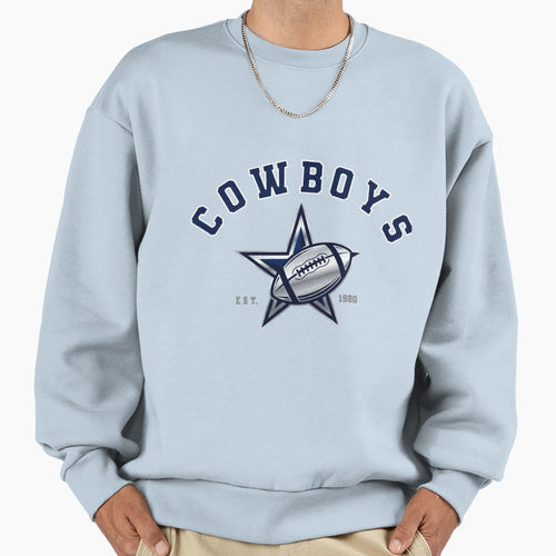 Art Dallas Cowboys Sweatshirt - Custom Art Print for Adults - T-Shirt, Sweatshirt, Hoodie