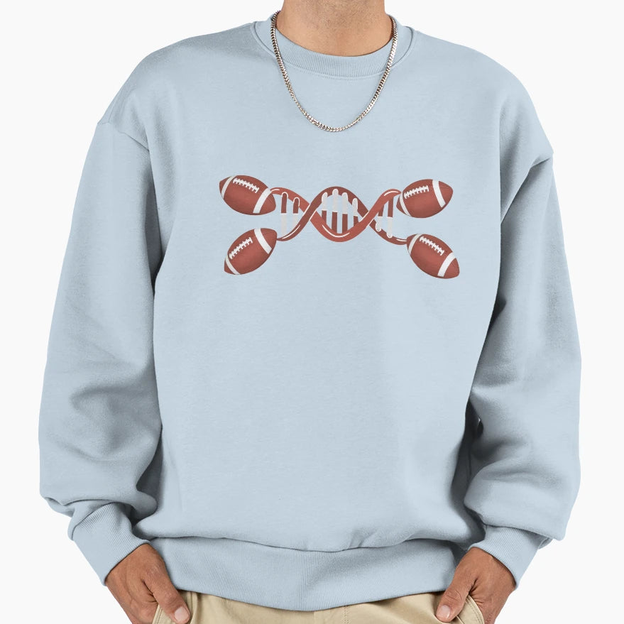 Football Dna Sweatshirt - Aesthetic Graphic Unisex - T-Shirt, Sweatshirt, Hoodie