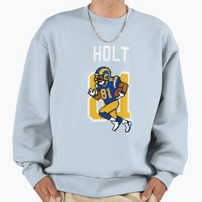 Torry Holt 81 Rams 8 Bit Sweatshirt - Fun Novelty Design Men Women - T-Shirt, Sweatshirt, Hoodie