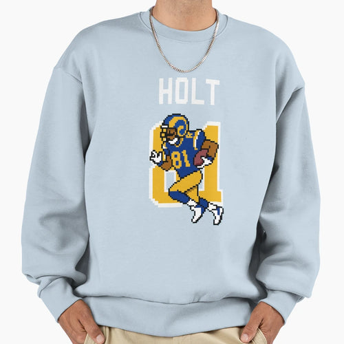Torry Holt 81 Rams 8 Bit Sweatshirt - Fun Novelty Design Men Women - T-Shirt, Sweatshirt, Hoodie