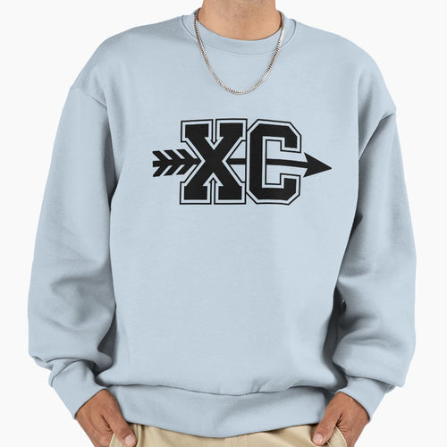 Cross Country Featuring Xc Emblem Sweatshirt - Minimalist Print Men Women - T-Shirt, Sweatshirt, Hoodie
