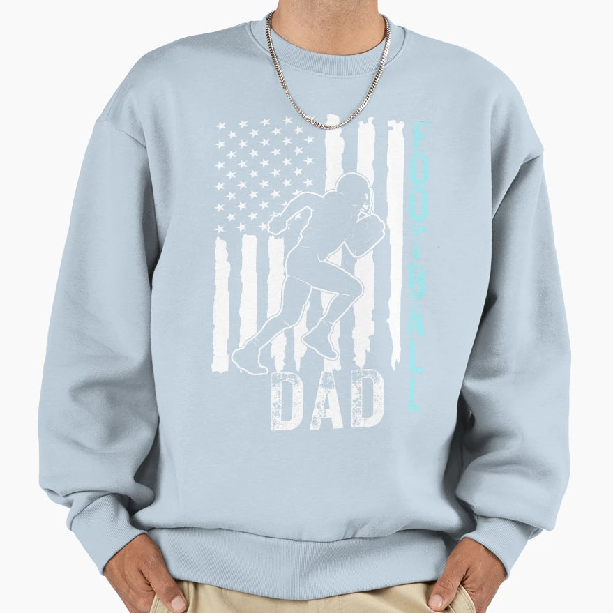Football Dad Gifts Sweatshirt - Fun Novelty Design for Adults - T-Shirt, Sweatshirt, Hoodie