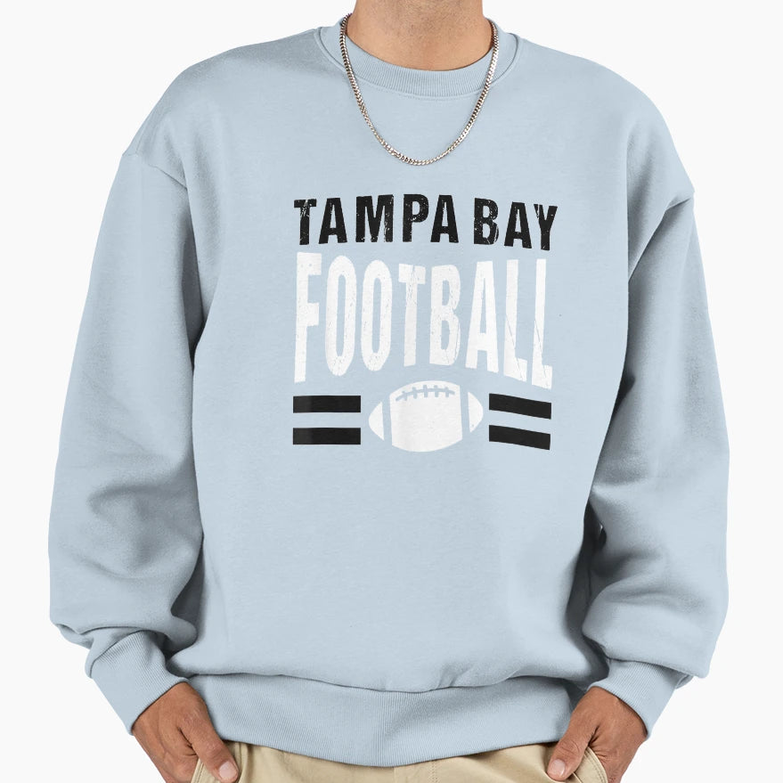 Red Tampa Bay Football Tb Sweatshirt - Casual Everyday Wear for Adults - T-Shirt, Sweatshirt, Hoodie