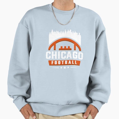 Chicago Football Stars City Sweatshirt - Fun Novelty Design Men Women - T-Shirt, Sweatshirt, Hoodie