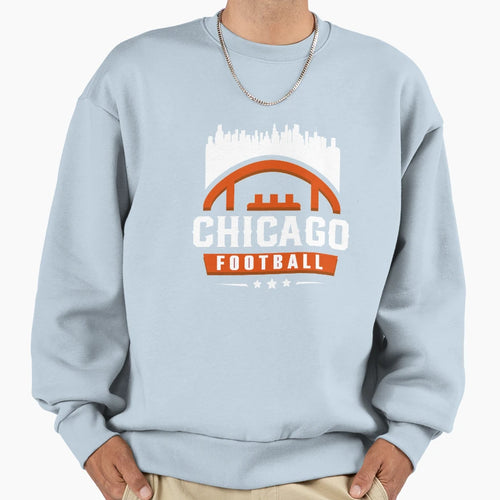 Chicago Football Stars City Sweatshirt - Fun Novelty Design Men Women - T-Shirt, Sweatshirt, Hoodie