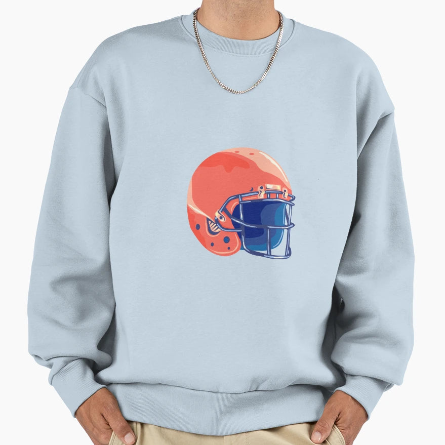 American Football Helmet Wpa Sweatshirt - Custom Art Print Men Women - T-Shirt, Sweatshirt, Hoodie