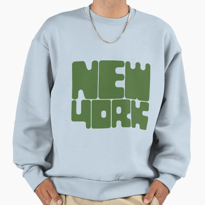 New York Treetop Green Sweatshirt - Unique Graphic Unisex - T-Shirt, Sweatshirt, Hoodie