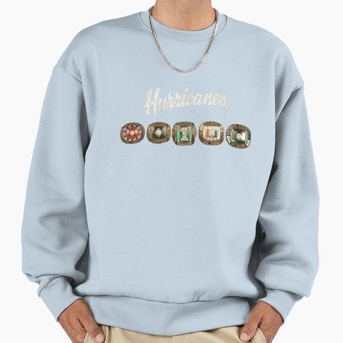 Miami Hurricanes National Sweatshirt - Graphic Print for Adults - T-Shirt, Sweatshirt, Hoodie