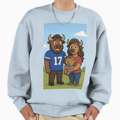 Buffalo Sweatshirt - Graphic Print Men Women - T-Shirt, Sweatshirt, Hoodie