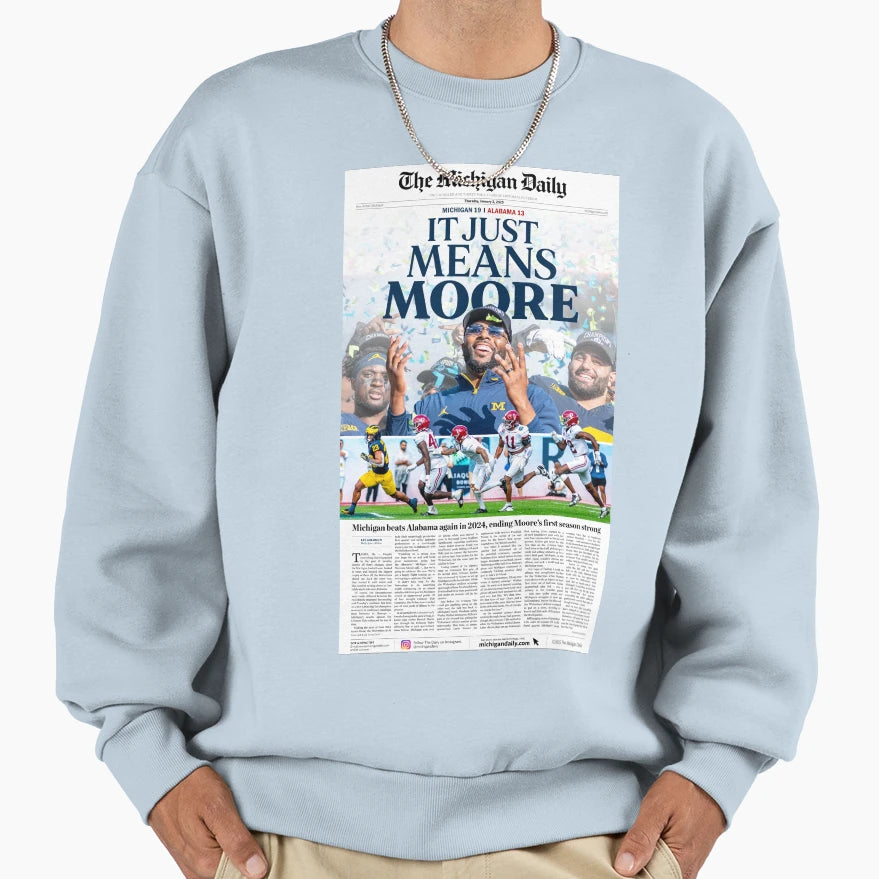 Michigan Daily Reliaquest Bowl Sweatshirt - Fun Novelty Design for Adults - T-Shirt, Sweatshirt, Hoodie