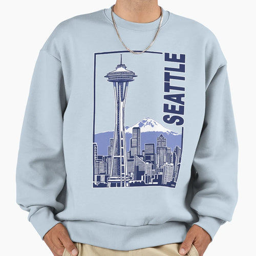 Seattle Sweatshirt - Unique Graphic Men Women - T-Shirt, Sweatshirt, Hoodie