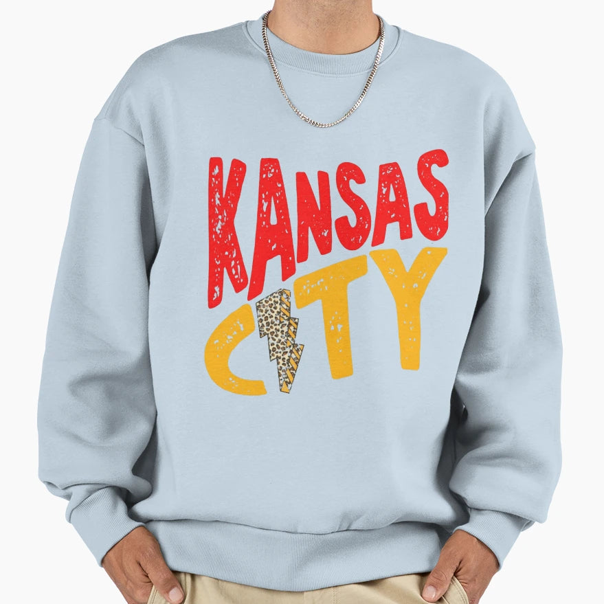 Art Kansas City Chiefs Sweatshirt - Minimalist Print Men Women - T-Shirt, Sweatshirt, Hoodie