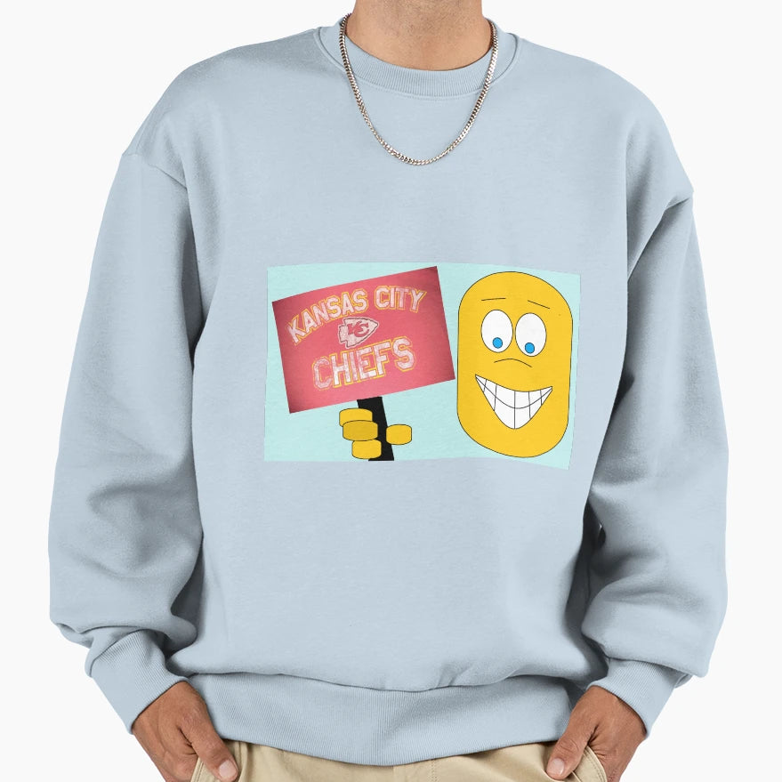 Fun Kansas City Chief Fan Sweatshirt - Casual Everyday Wear for Adults - T-Shirt, Sweatshirt, Hoodie