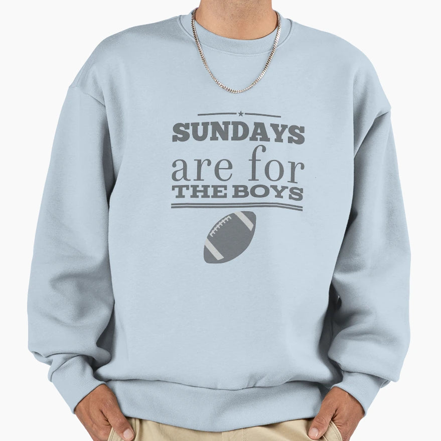Sundays Are Football Sweatshirt - Unique Graphic Men Women - T-Shirt, Sweatshirt, Hoodie