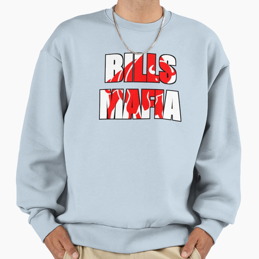 Bills Mafia Sweatshirt - Custom Art Print Unisex - T-Shirt, Sweatshirt, Hoodie