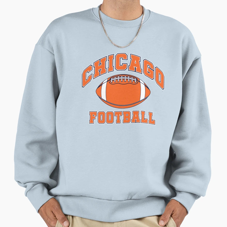 Chicago Football 2 Sweatshirt - Aesthetic Graphic for Adults - T-Shirt, Sweatshirt, Hoodie
