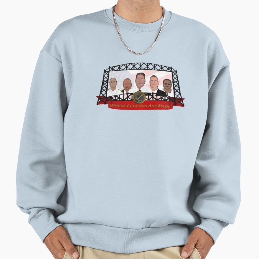 Where Legends Are Made Sweatshirt - Minimalist Print Men Women - T-Shirt, Sweatshirt, Hoodie