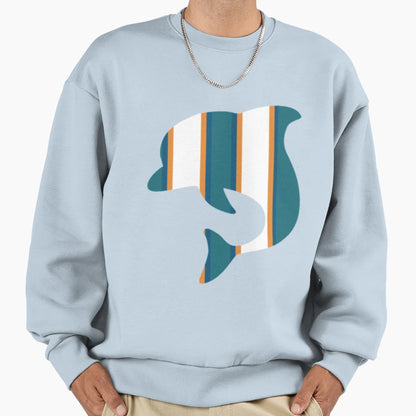 Fins Dolphin Gift Sweatshirt - Novelty Apparel Unisex - T-Shirt, Sweatshirt, Hoodie