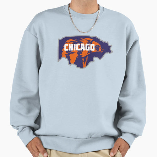 Chicago Illinois Bears Sweatshirt - Novelty Apparel Men Women - T-Shirt, Sweatshirt, Hoodie