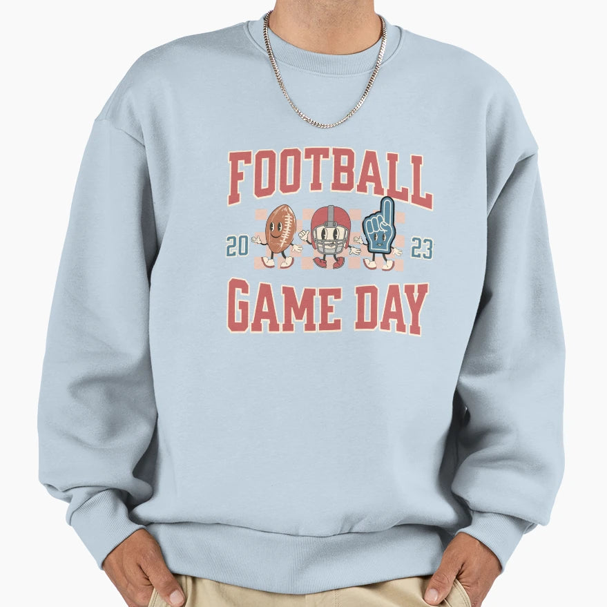 Football Game Day Season Sweatshirt - Unique Graphic Unisex - T-Shirt, Sweatshirt, Hoodie