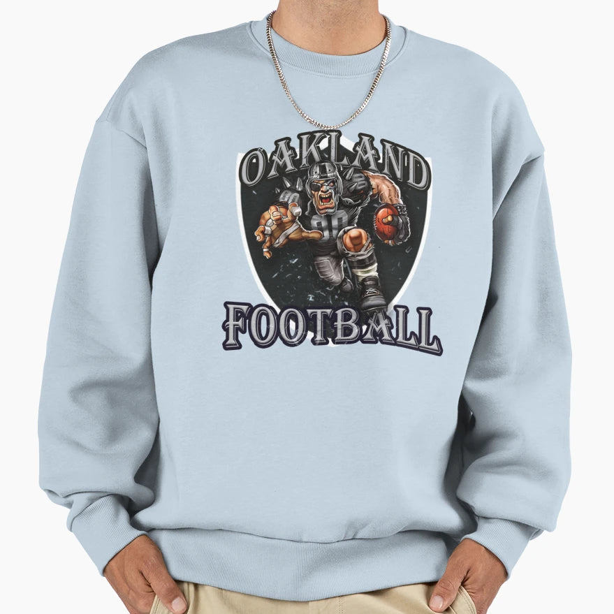 Oakland Football Detroit Football Sweatshirt - Custom Art Print Men Women - T-Shirt, Sweatshirt, Hoodie