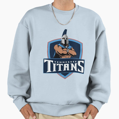 Tennessee Titans Spartan Logo T-Shirt - Casual Everyday Wear Men Women - T-Shirt, Sweatshirt, Hoodie