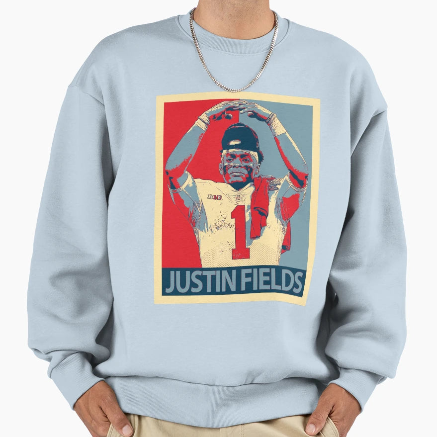 Justin Fields Sweatshirt - Novelty Apparel for Adults - T-Shirt, Sweatshirt, Hoodie