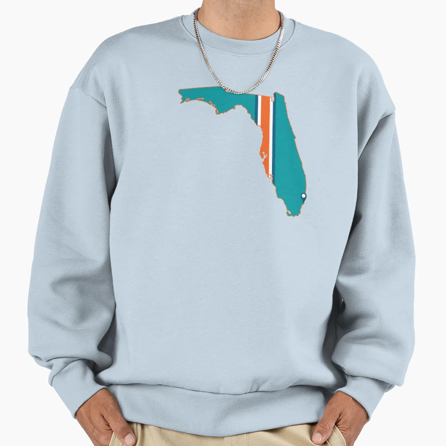 Miami Football Sweatshirt - Trendy Graphic Unisex - T-Shirt, Sweatshirt, Hoodie