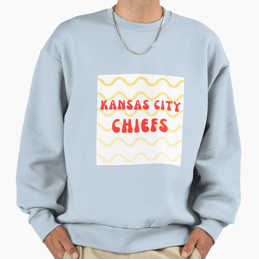 Kansas City Chiefs Sweatshirt - Graphic Print Men Women - T-Shirt, Sweatshirt, Hoodie