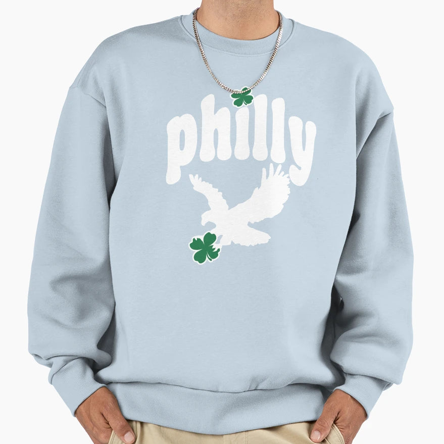 Philly St Patricks Day Sweatshirt - Casual Everyday Wear Men Women - T-Shirt, Sweatshirt, Hoodie