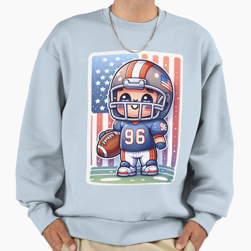 American Football Sweatshirt - Unique Graphic Unisex - T-Shirt, Sweatshirt, Hoodie