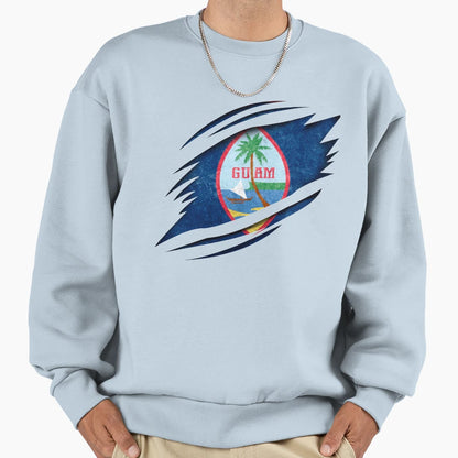 3D Ripped Guam Seal Sweatshirt - Casual Everyday Wear for Adults - T-Shirt, Sweatshirt, Hoodie