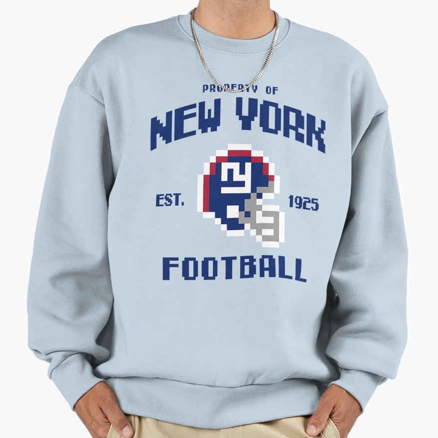 Property New York Giants Football Sweatshirt - Graphic Print for Adults - T-Shirt, Sweatshirt, Hoodie
