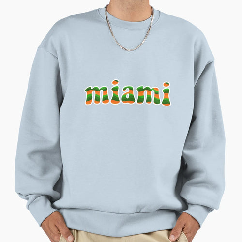 University Miami Sweatshirt - Casual Everyday Wear Unisex - T-Shirt, Sweatshirt, Hoodie