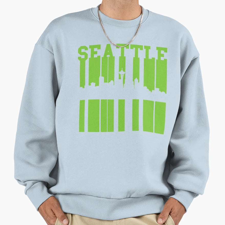 Seattle Skyline Sweatshirt - Streetwear Style Unisex - T-Shirt, Sweatshirt, Hoodie