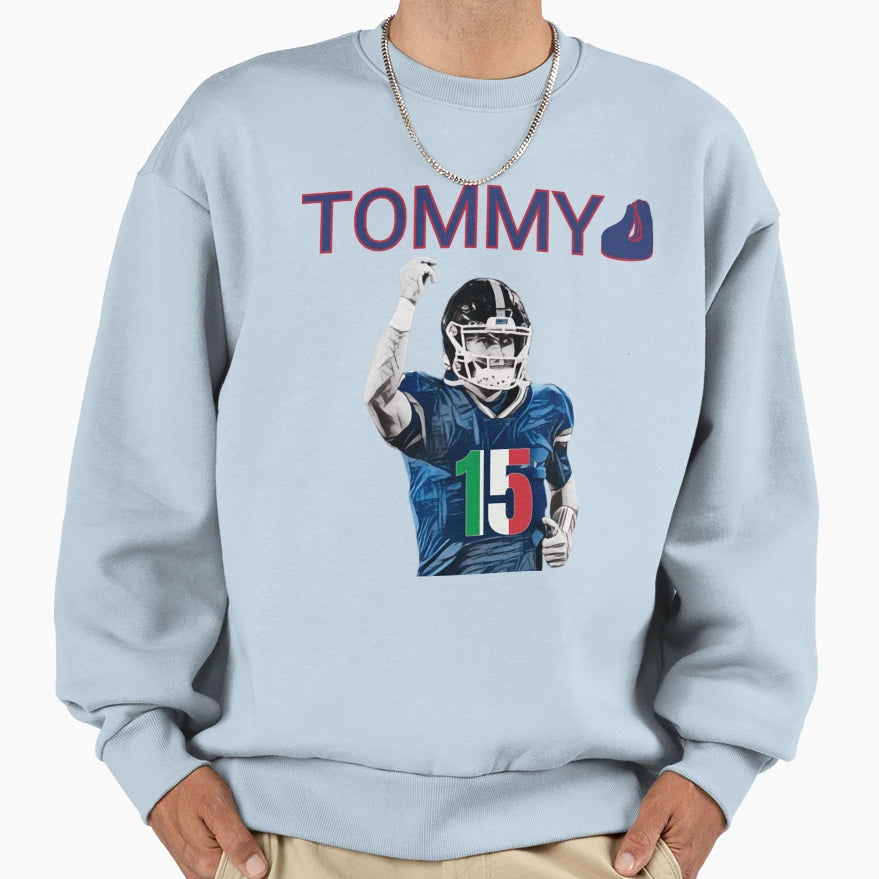 Hand Cutlets Quarterback Sweatshirt - Fun Novelty Design for Adults - T-Shirt, Sweatshirt, Hoodie