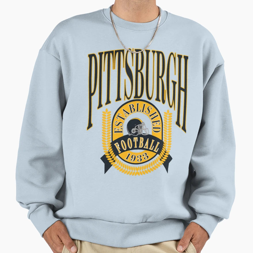 Art Pittsburgh Steelers Sweatshirt - Aesthetic Graphic for Adults - T-Shirt, Sweatshirt, Hoodie