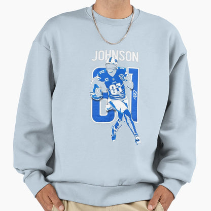 Calvin Johnson Lions 81 Minimalist Art Sweatshirt - Minimalist Print Unisex - T-Shirt, Sweatshirt, Hoodie