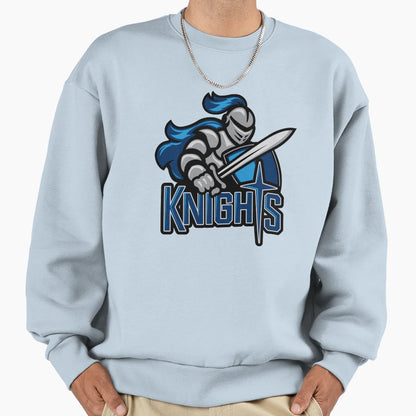 Knights Globe Tech Sweatshirt - Casual Everyday Wear Unisex - T-Shirt, Sweatshirt, Hoodie