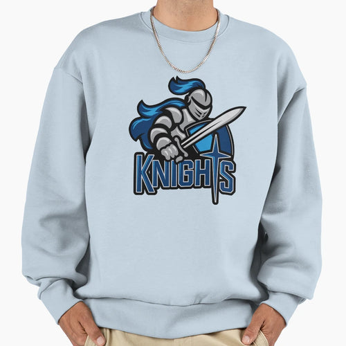 Knights Globe Tech Sweatshirt - Casual Everyday Wear Unisex - T-Shirt, Sweatshirt, Hoodie