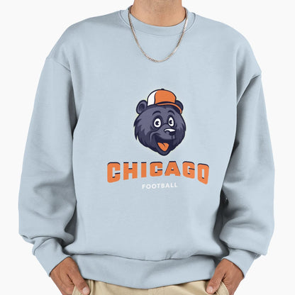 Chicago Bears Football Sweatshirt - Custom Art Print for Adults - T-Shirt, Sweatshirt, Hoodie