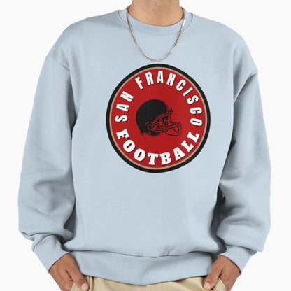 San Fran Football Sweatshirt - Trendy Graphic Unisex - T-Shirt, Sweatshirt, Hoodie
