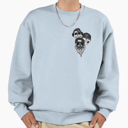 Gangster Skull Articles Sweatshirt - Fun Novelty Design Unisex - T-Shirt, Sweatshirt, Hoodie