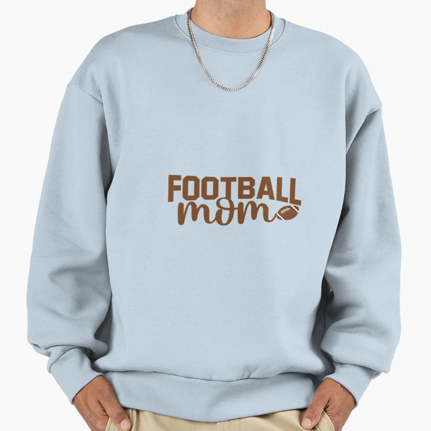 Football Mom Sweatshirt - Minimalist Print Unisex - T-Shirt, Sweatshirt, Hoodie