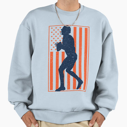 Football Quarterback Sweatshirt - Fun Novelty Design for Adults - T-Shirt, Sweatshirt, Hoodie