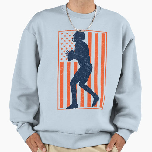 Football Quarterback Sweatshirt - Fun Novelty Design for Adults - T-Shirt, Sweatshirt, Hoodie